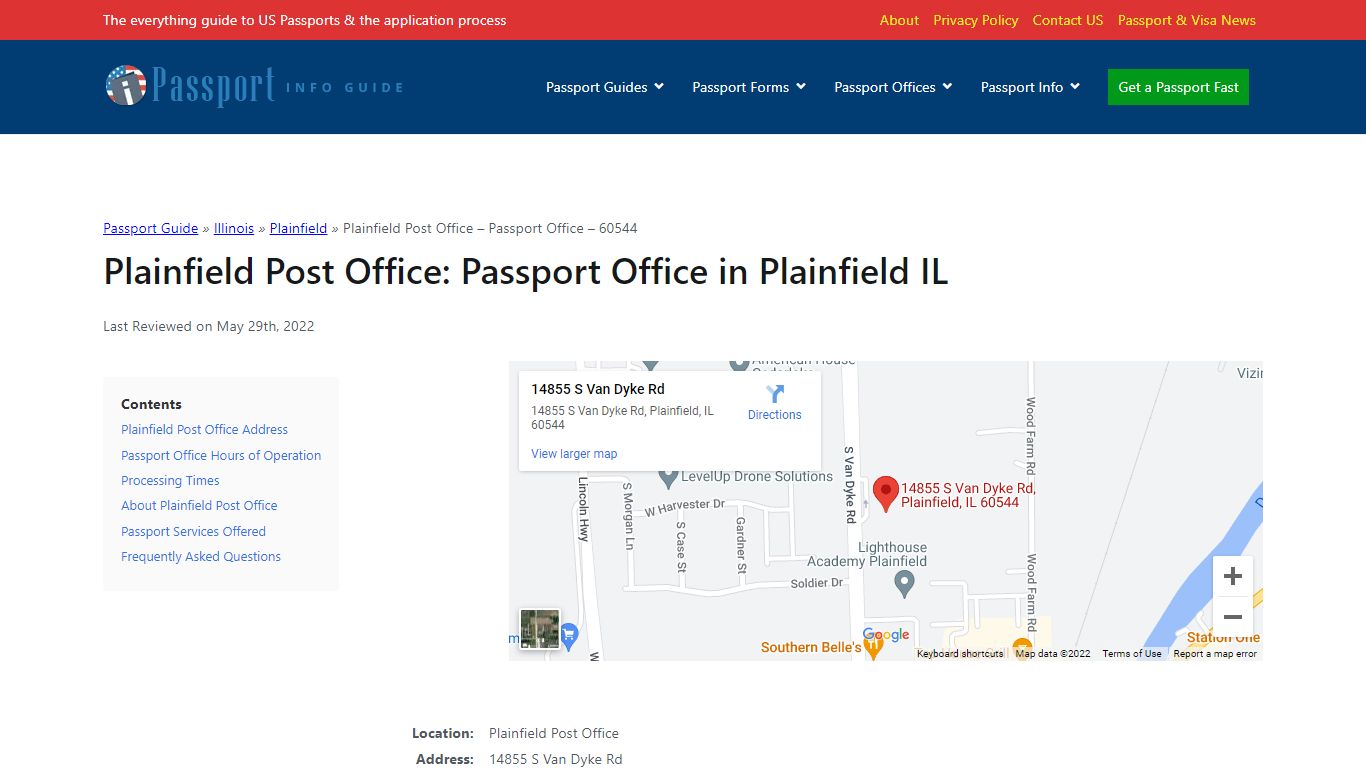 Plainfield Post Office: Passport Office in Plainfield IL